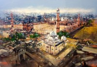 Shan Amrohvi, 30 x 42 inch, Acrylic on Canvas, AC-SA-162